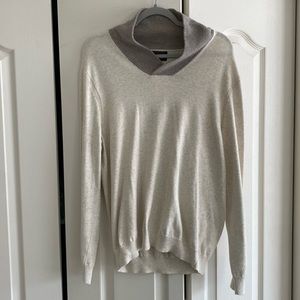 Men’s Long Sleeve Collared Sweater - Tasso Elba - 100% Cotton